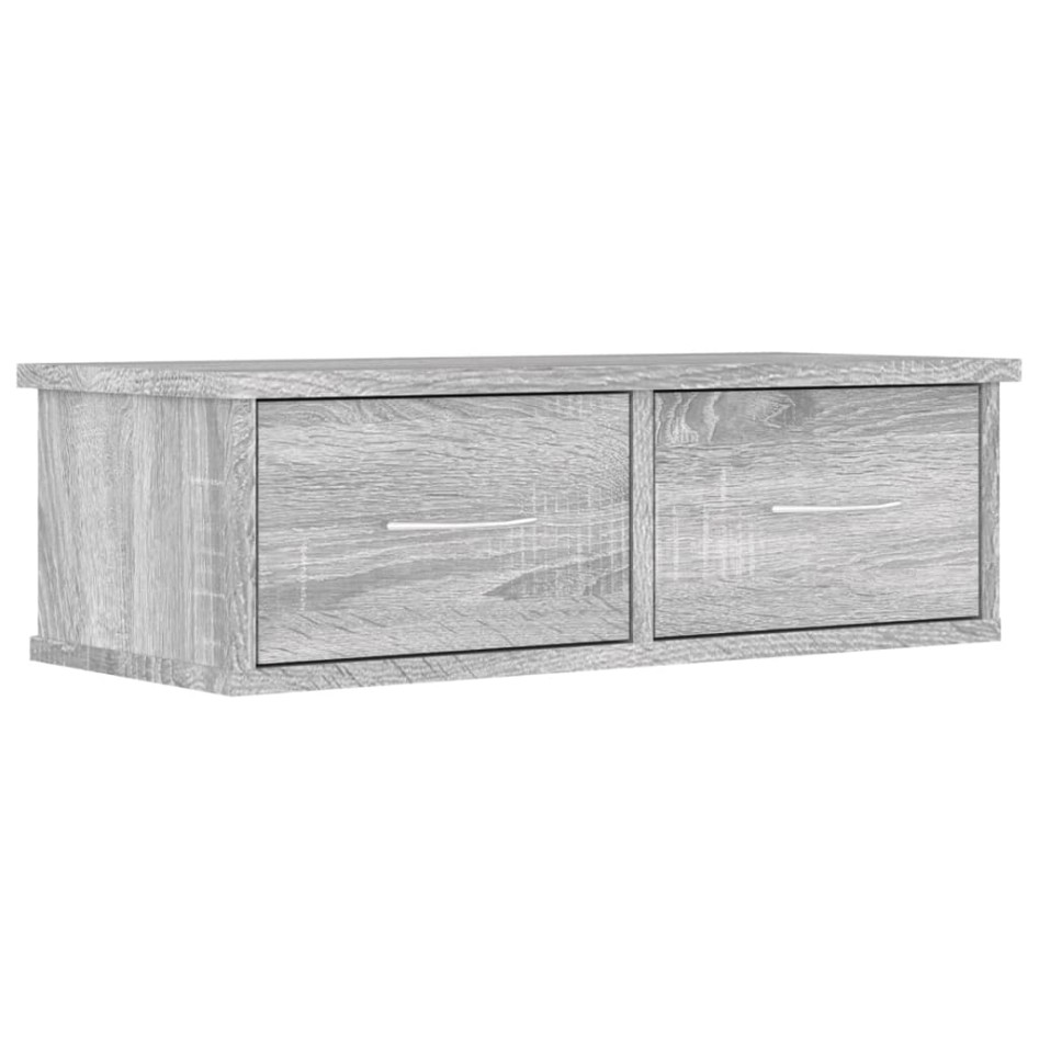 Armario de pared madera contrachapada gris Sonoma 60x26x18,5