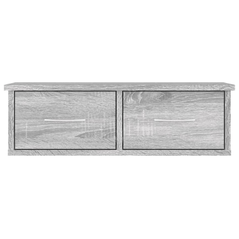 Armario de pared madera contrachapada gris Sonoma 60x26x18,5