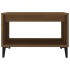Mesa de centro madera contrachapada marrón roble 60x50x40