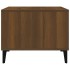 Mesa de centro madera contrachapada marrón roble 60x50x40