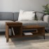 Mesa de centro madera contrachapada roble marrón 100x50x45