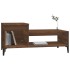 Mesa de centro madera contrachapada roble marrón 100x50x45