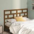 Cabecero de cama madera maciza de pino marrón miel 141x4x100