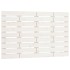 Cabecero de cama de pared madera maciza pino blanco 96x3x63