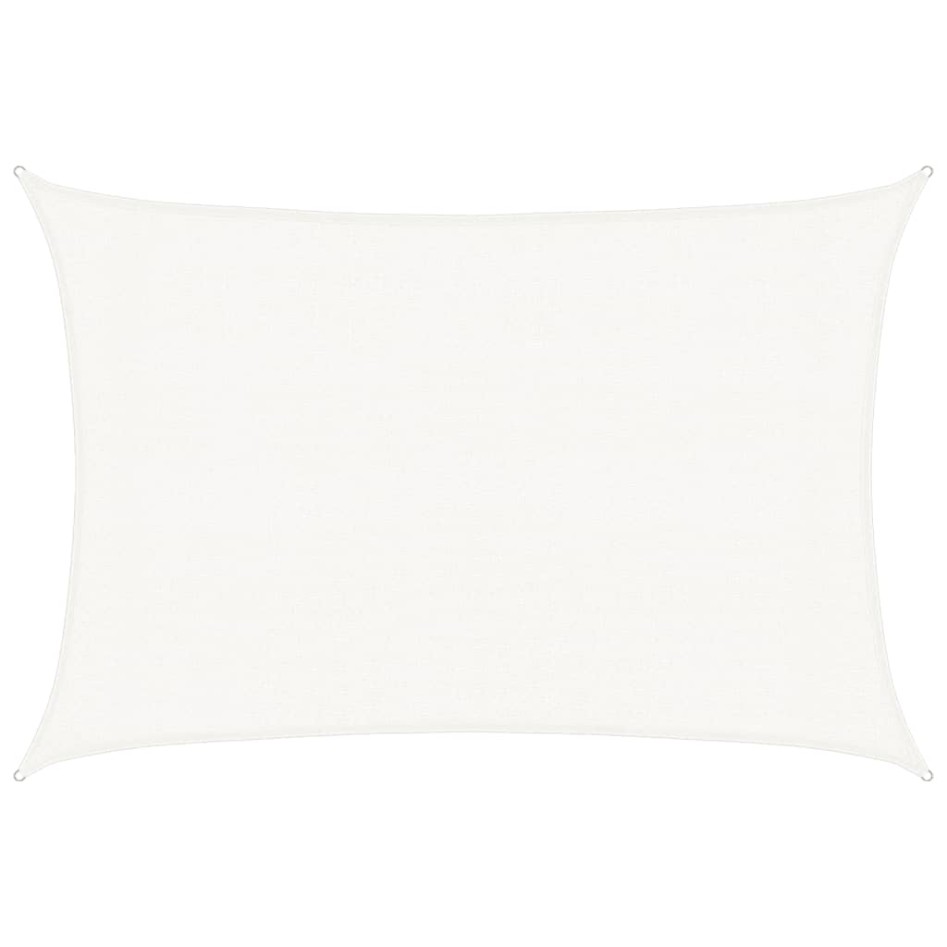 Toldo de vela blanco HDPE 160 g/m² 3x4,5