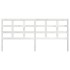 Cabecero de cama madera maciza de pino blanco 205,5x4x100