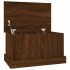 Baúl almacenaje madera contrachapada roble marrón 50x30x28
