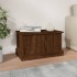 Baúl almacenaje madera contrachapada roble marrón 50x30x28