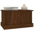 Baúl almacenaje madera contrachapada roble marrón 50x30x28