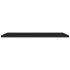 Estantes flotantes de pared 2 uds MDF negro 120x23,5x3,8