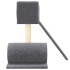 Rascador para gatos con postes de sisal gris oscuro 59
