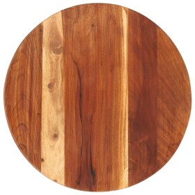 Tablero de mesa redonda madera maciza de acacia 25-27 mm 40