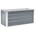 Arriate de jardín de acero galvanizado gris 100x40x45