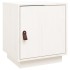 Mesita de noche madera maciza de pino blanca 40x34x45