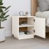 Mesita de noche madera maciza de pino blanca 40x34x45