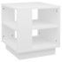 Mesa de centro madera contrachapada blanco 40x40x43