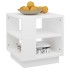 Mesa de centro madera contrachapada blanco 40x40x43