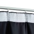 Cortinas opacas con ganchos 2 piezas gris antracita 140x255