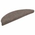 Alfombrilla autoadhesiva de escalera 15 uds 56x17x3 cm