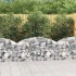 Cesta de gaviones forma arco hierro galvanizado 150x50x60/80