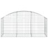 Cesta de gaviones forma arco hierro galvanizado 150x50x60/80