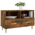 Mueble para TV madera contrachapada roble ahumado 80x36x50