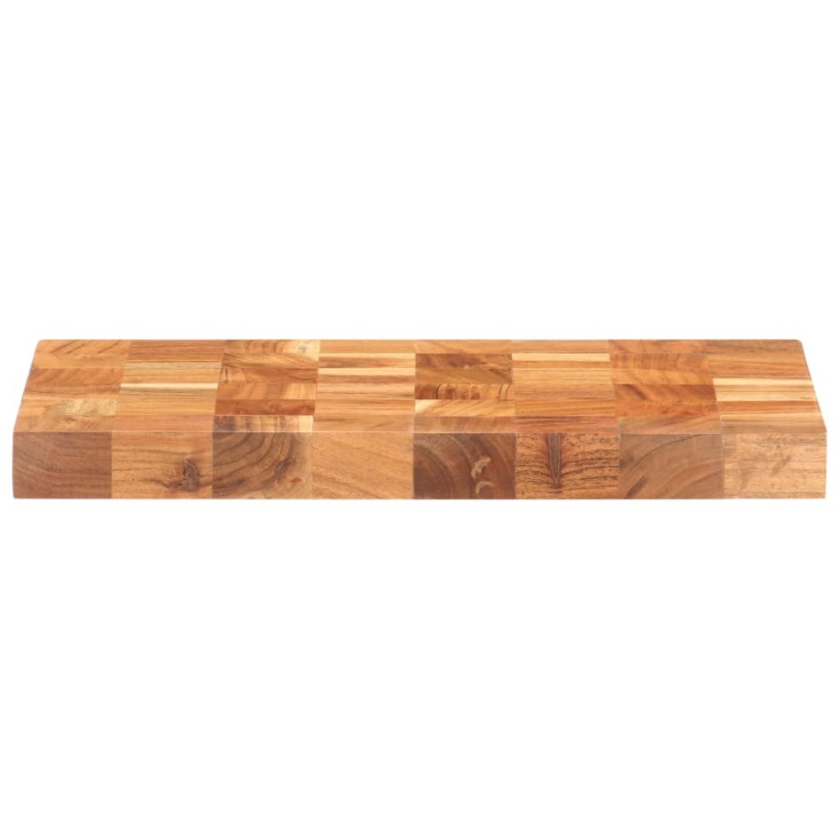 Tabla de cortar de madera maciza de acacia 40x30x3,8
