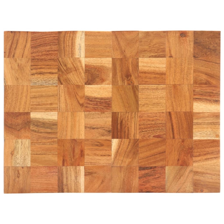 Tabla de cortar de madera maciza de acacia 40x30x3,8
