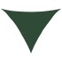 Toldo de vela HDPE verde oscuro 160 g/m² 5x5x6
