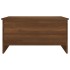 Mesa de centro madera ingeniería roble marrón 80x55,5x41,5