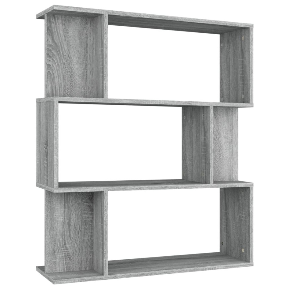 Estantería/Biombo madera contrachapada gris Sonoma 80x24x96