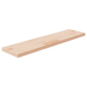 Tabla de estantería madera maciza roble sin tratar 80x20x2,5