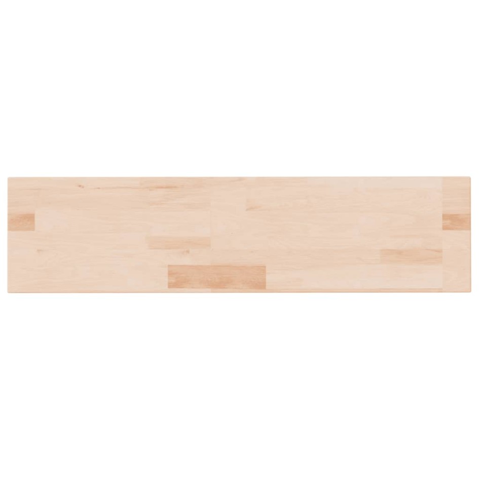 Tabla de estantería madera maciza roble sin tratar 80x20x2,5