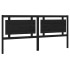 Cabecero de cama madera maciza de pino negro 205,5x4x100