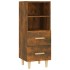 Aparador madera contrachapada roble ahumado 34,5x34x90
