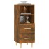 Aparador madera contrachapada roble ahumado 34,5x34x90