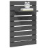 Estantes mesitas de pared 2 uds madera maciza de pino