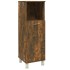 Armario de baño madera contrachapada roble ahumado 30x30x95
