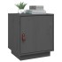 Mesitas de noche 2 uds madera maciza pino gris 40x34x45