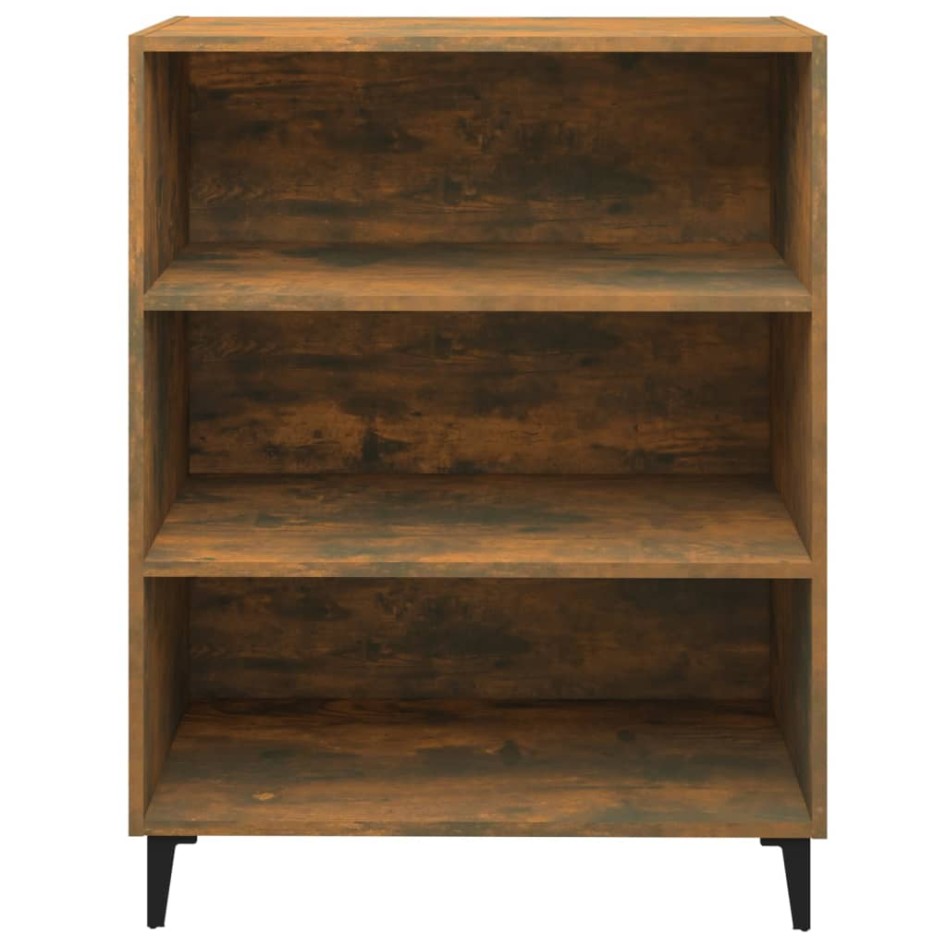 Aparador madera contrachapada roble ahumado 69,5x32,5x90