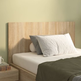 Cabecero de cama madera contrachapada Sonoma 120x1,5x80