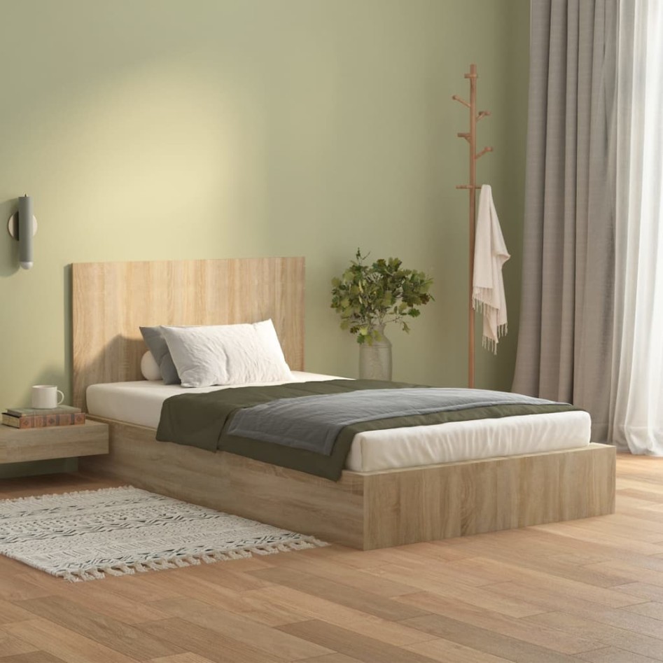 Cabecero de cama madera contrachapada Sonoma 120x1,5x80