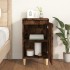 Mesita de noche madera contrachapada roble ahumado 40x35x70