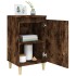 Mesita de noche madera contrachapada roble ahumado 40x35x70