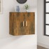 Armario de pared madera contrachapada roble ahumado 60x30x60