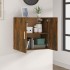 Armario de pared madera contrachapada roble ahumado 60x30x60