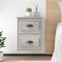 Mesita de noche de pared gris Sonoma 41,5x36x53