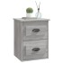 Mesita de noche de pared gris Sonoma 41,5x36x53