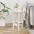 Mesa de centro de madera maciza de pino blanco Ø40x60