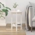 Mesa de centro de madera maciza de pino blanco Ø40x60